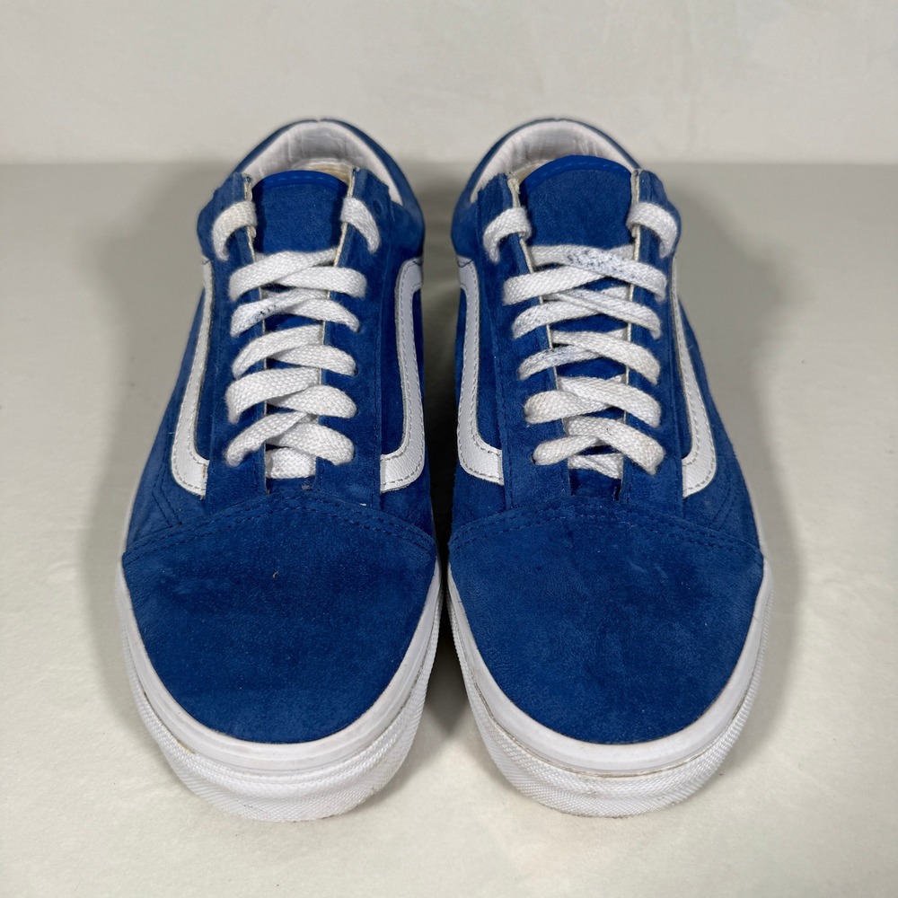Vans Old Skool Blue Suede Scotchgard Sneakers M 5 W 6.5 Low Top Skateboarding